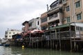 Houses on Stilts on the seafront. Tai O Fishing Village, Hong Kong. November 10, 2018.