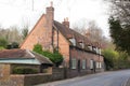 Houses in Streatley, Berkshire in the UK Royalty Free Stock Photo