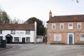 Houses in Streatley, Berkshire in the UK Royalty Free Stock Photo