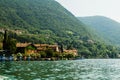 Houses of Sulzano, Iseo lake, Italy Royalty Free Stock Photo