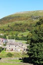 Houses in Thwaite, Swaledale, North Yorkshire Royalty Free Stock Photo