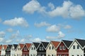Houses in a village in Denmark Royalty Free Stock Photo