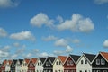 Houses in a village in Denmark Royalty Free Stock Photo