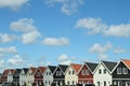 Houses in a village in Denmark Royalty Free Stock Photo