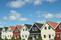 Houses in a village in Denmark Royalty Free Stock Photo