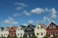 Houses in a village in Denmark Royalty Free Stock Photo