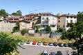 Houses at the village of Montagnola Royalty Free Stock Photo