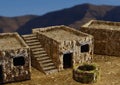 Houses and villages typical of the biblical times of Israel, Jerusalem, Nazareth, Galilee, and cities of Asia Minor. 3D