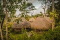 Houses in Wamena Royalty Free Stock Photo