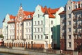 Houses on the waterfront in Kaliningrad