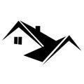 Housetop Roof Icon Royalty Free Stock Photo