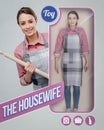 The housewife realistic doll