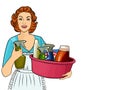A housewife Royalty Free Stock Photo