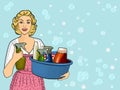 A housewife Royalty Free Stock Photo