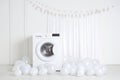 Housework cloth equipment washer machine background household domestic cleaning appliance interior hygiene wash laundry