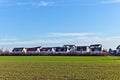 Housing area with acre Royalty Free Stock Photo