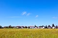 Housing area in landscape near Munich Royalty Free Stock Photo