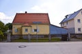 Housing area in a suburban street in Munich Royalty Free Stock Photo