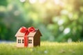 Housing as a gift concept. Win an apartment in the lottery. To inherit property.