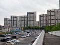 Housing complex in Japan Royalty Free Stock Photo