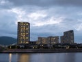 Housing complex in Japan Royalty Free Stock Photo