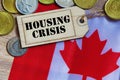 Housing crisis in Canada. Royalty Free Stock Photo