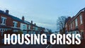 Housing Crisis UK Royalty Free Stock Photo