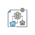 Housing Development Strategy Icon for Sustainability Initiatives Royalty Free Stock Photo