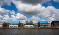 Housing development on the watefront Royalty Free Stock Photo