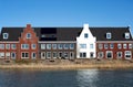 Housing development on the waterfront Royalty Free Stock Photo