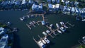 Boat Harbour Yacht Club RiverLinks Estate Canal next to Coomera River Morning view Hope Island, Gold Coast