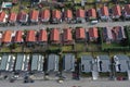 Housing Estate Residential Suburban Area View From Above, Aerial View Royalty Free Stock Photo