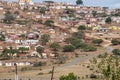 Rural Housing Scattered over Hillside Royalty Free Stock Photo