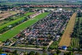 Housing and land development aerial photography Royalty Free Stock Photo