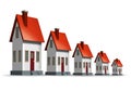 Housing Market Decline Royalty Free Stock Photo