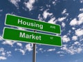 Housing Market Sign