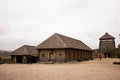 Housing Zaporizhzhya Cossacks on the island of Khortytsya