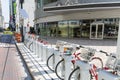 Houston downtown much bikes in street