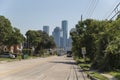 Houston downtown from w gray street