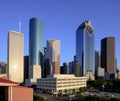 Houston City Hall with Downtown Skyline