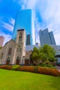 Houston cityscape Antioch Church in Texas US Royalty Free Stock Photo