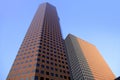 Houston downtown city urban buildings Royalty Free Stock Photo