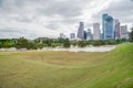 Houston Downtown Flood Royalty Free Stock Photo