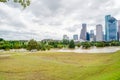 Houston Downtown Flood Royalty Free Stock Photo