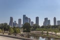 Houston downtown from freeway 10