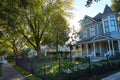 Houston heights victorian style houses Texas