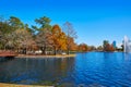 Houston Hermann park Mcgovern lake Royalty Free Stock Photo