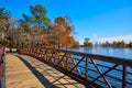 Houston Hermann park Mcgovern lake Royalty Free Stock Photo