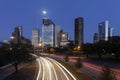 Houston Skyline at Night, Texas, USA