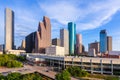 Houston Skyline North view in Texas US